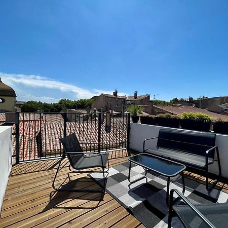Rooftop N°38 - Rooms Et Studios - Vue Cite Medievale Καρκασόν Εξωτερικό φωτογραφία